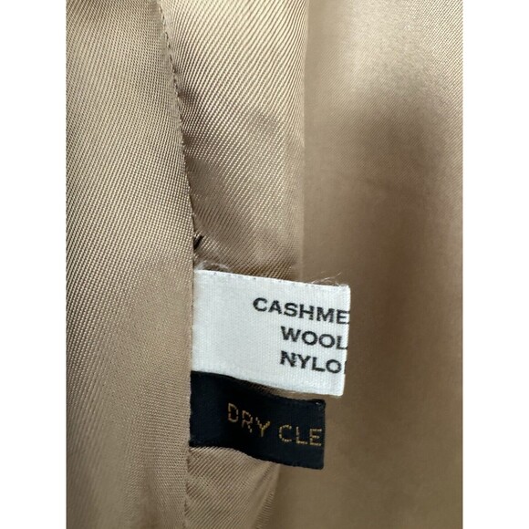 Virany Cashmere Wool Mens Tan Camel Beige OverCoat Size 42 Made In Hungary - Picture 3 of 12